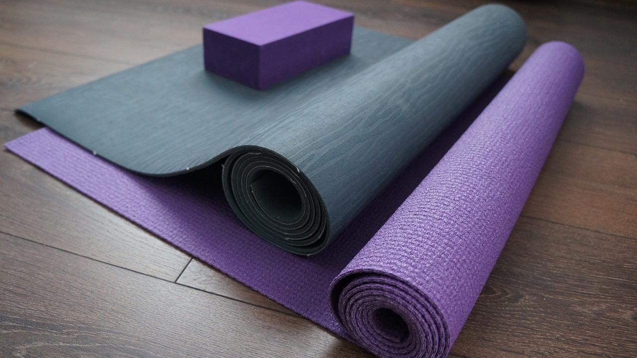 These Light Weight Yoga Mats and Props Making Going to Yoga Class Easy