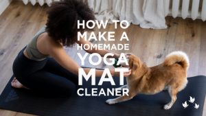 Homemade yoga mat cleaner