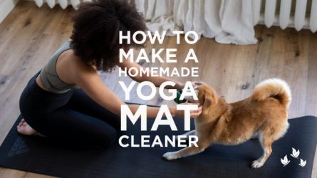 How to make a homemade yoga mat cleaner